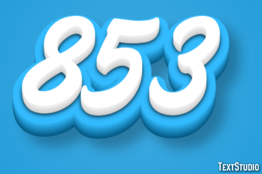 853 テキスト効果