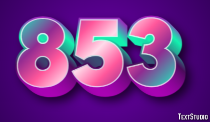 853 テキスト効果