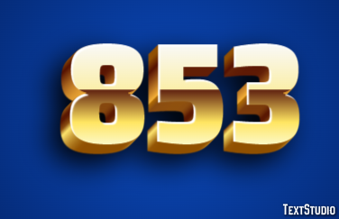 853 テキスト効果