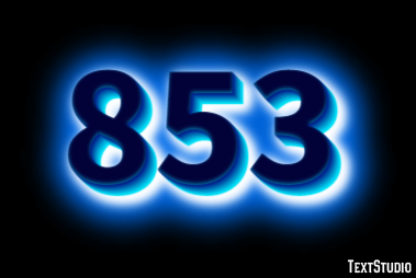 853 テキスト効果