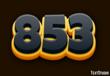 853 テキスト効果