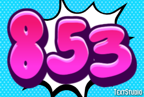 853 Efecto de Texto