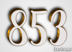 853 テキスト効果