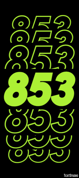 853 テキスト効果