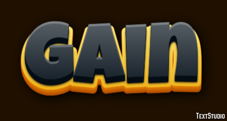 Gain Tekst Effect