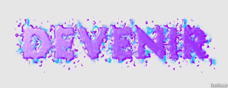Devenir Efecto de Texto
