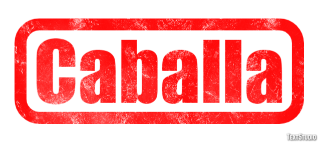Caballa Effetto testo
