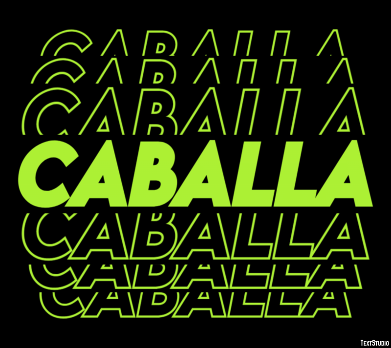 Caballa Effetto testo