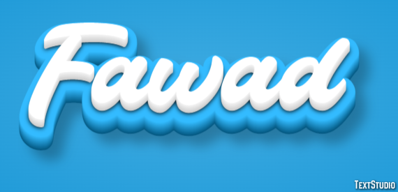 Fawad Text effect