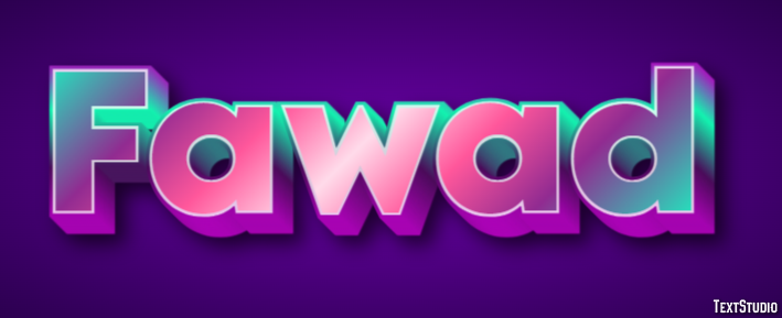 Fawad Text effect