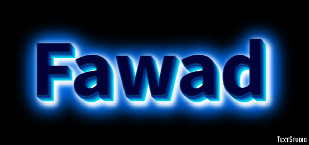 Fawad Text effect