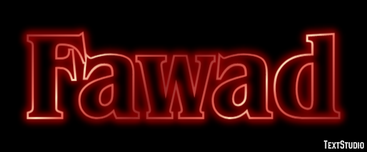 Fawad Text effect