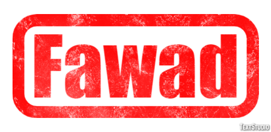 Fawad Text effect