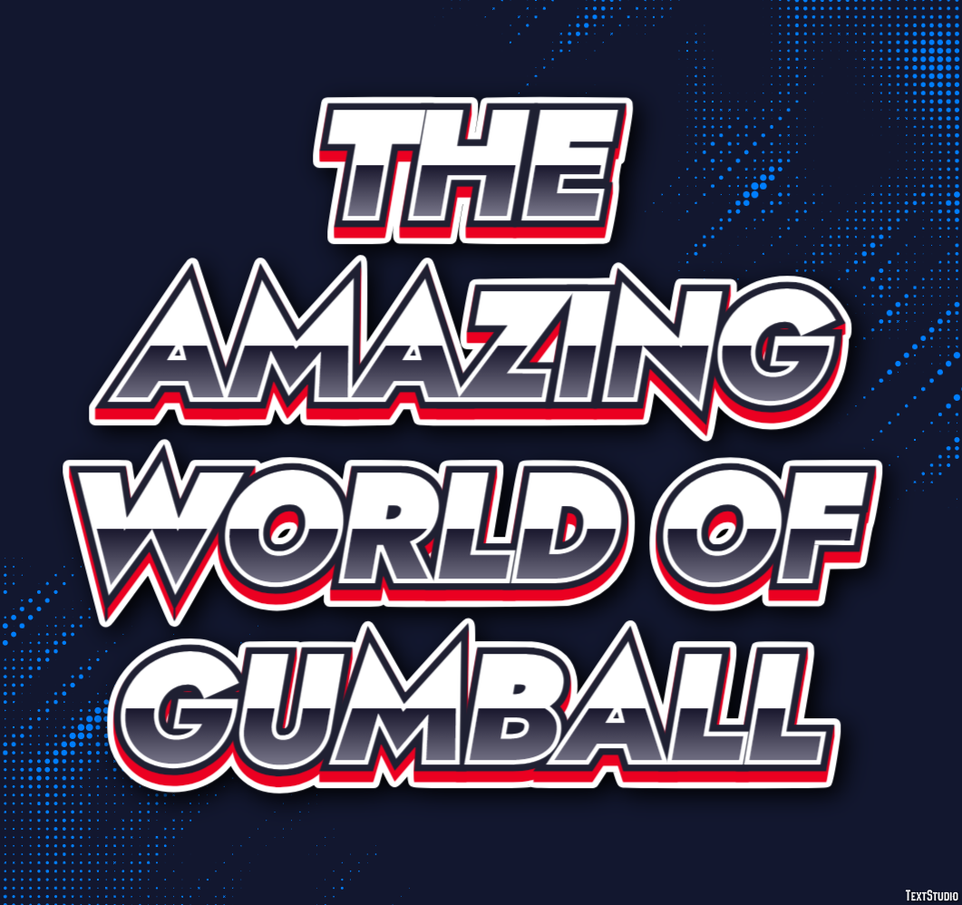The Amazing World of Gumball Effet de Texte