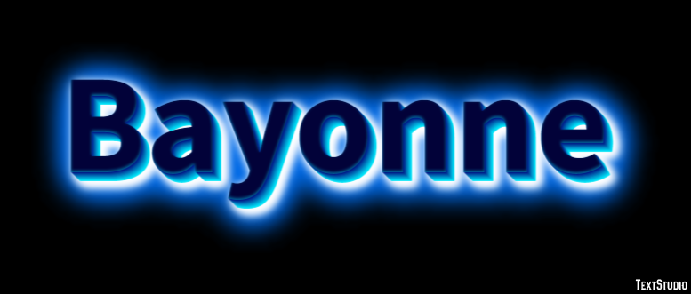 Bayonne Efecto de Texto