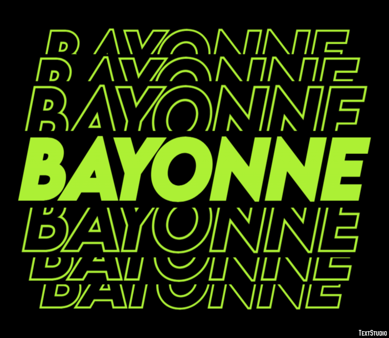 Bayonne Effetto testo