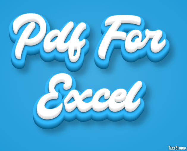Pdf For Excel Effetto testo