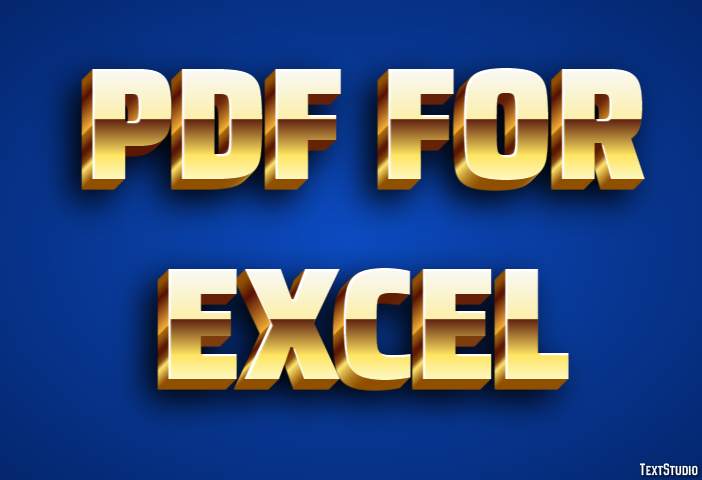Pdf For Excel Efecto de Texto