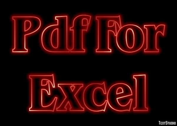 Pdf For Excel Effetto testo