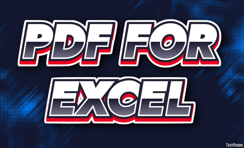 Pdf For Excel Effetto testo