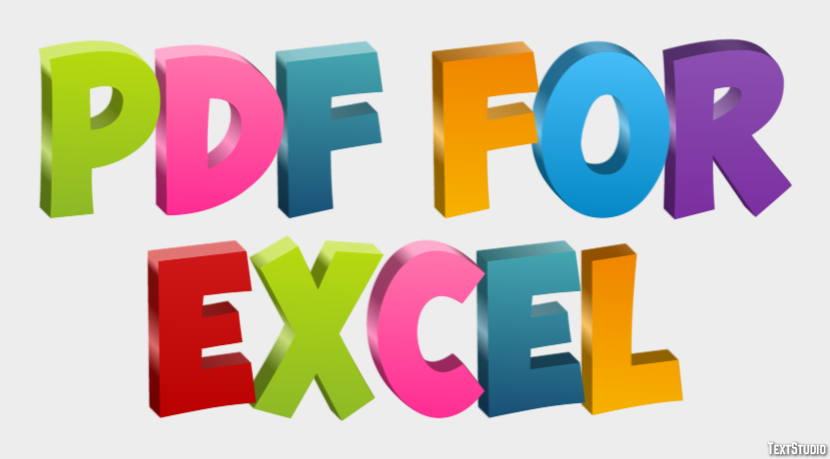 Pdf For Excel Effetto testo