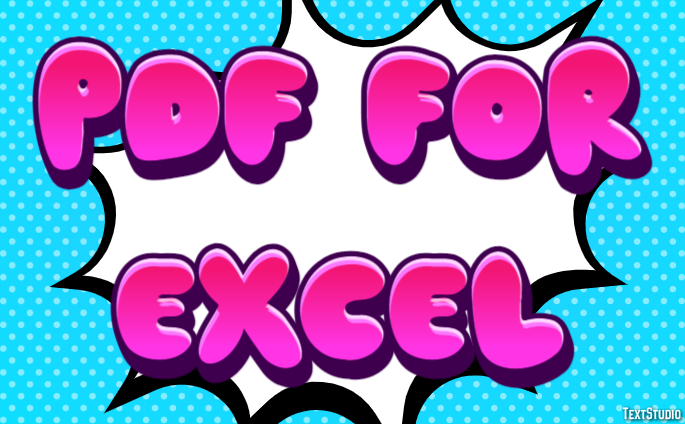 Pdf For Excel Effetto testo