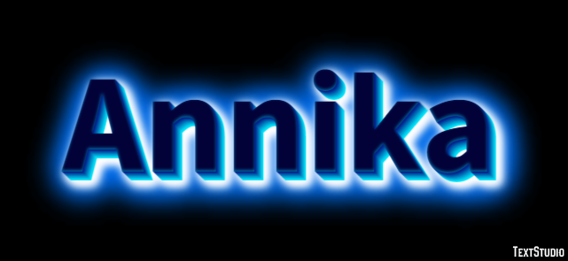 Annika Text effect