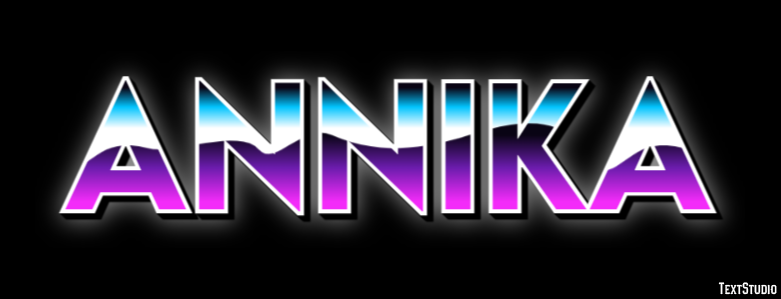 Annika Text effect