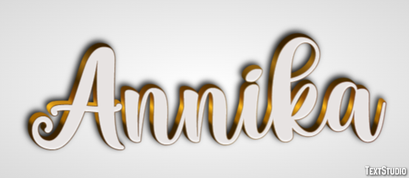 Annika Text effect