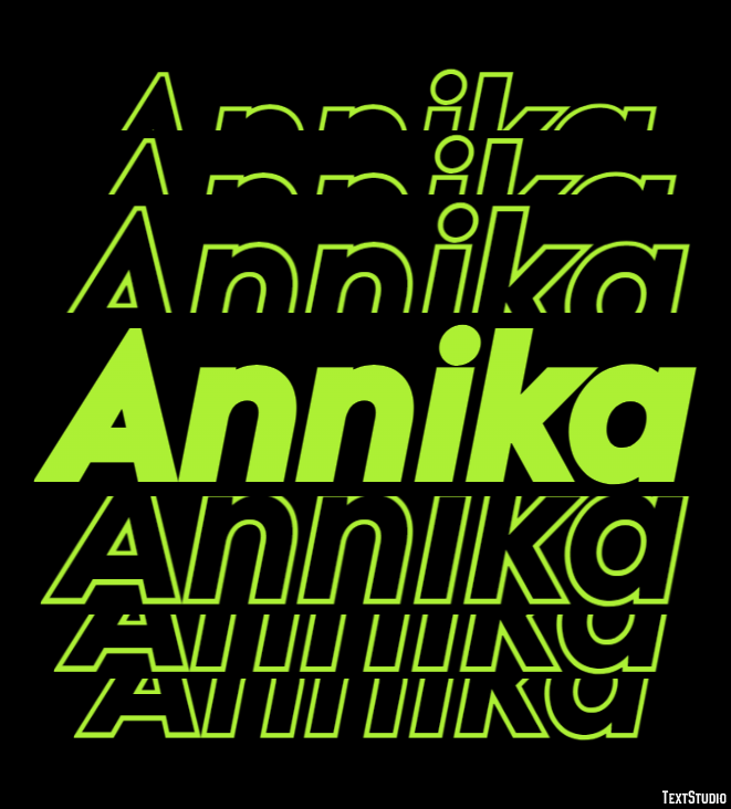 Annika Text Effect