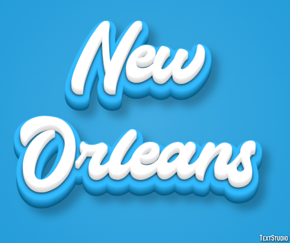New Orleans Efekt tekstowy