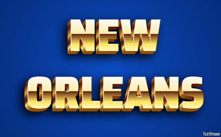 New Orleans Efekt tekstowy