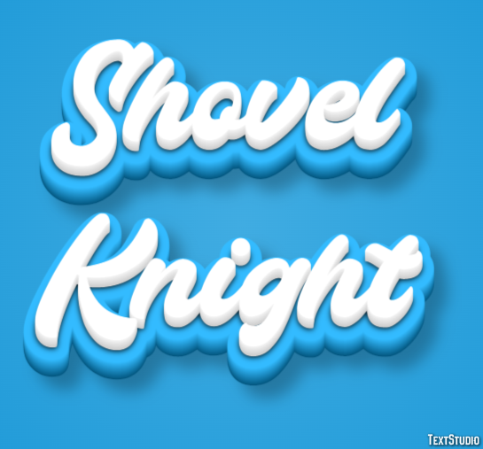 Shovel Knight Текстовый эффект