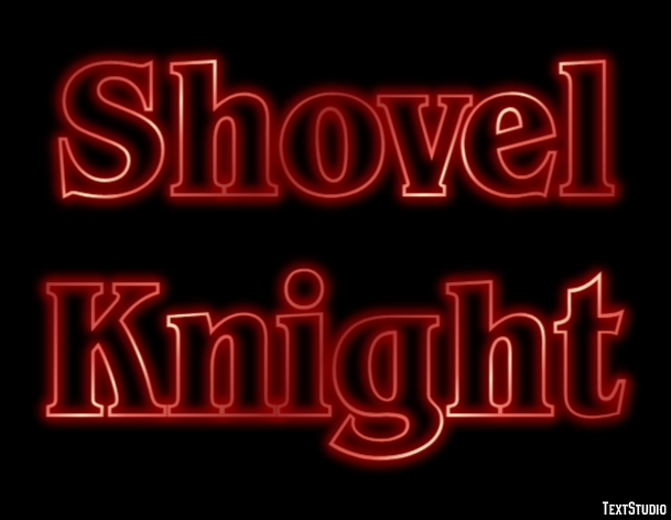 Shovel Knight Текстовый эффект