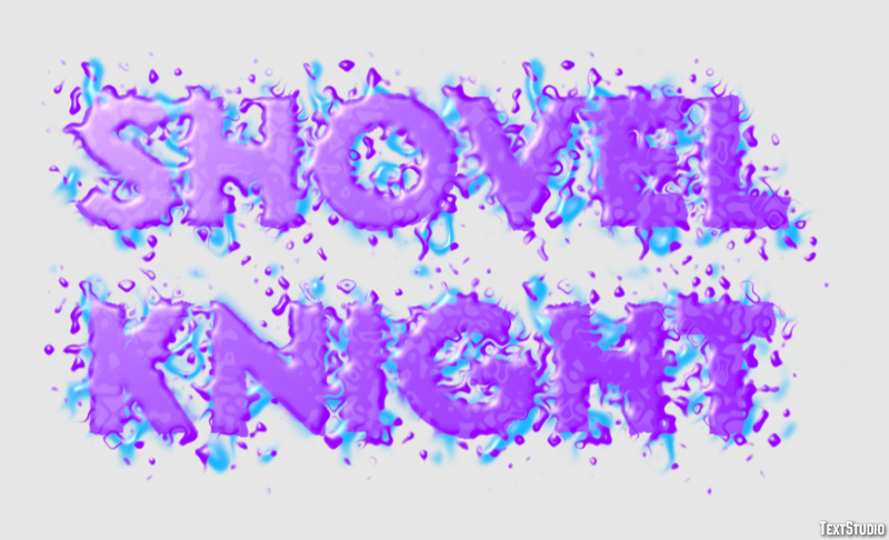 Shovel Knight Текстовый эффект
