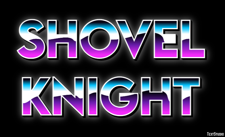 Shovel Knight Текстовый эффект
