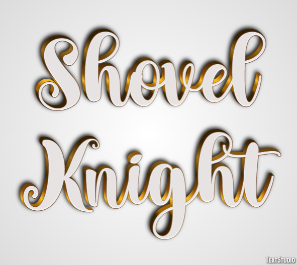 Shovel Knight Текстовый эффект
