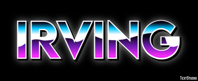 Irving Text effect