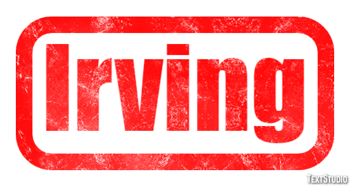 Irving Text effect