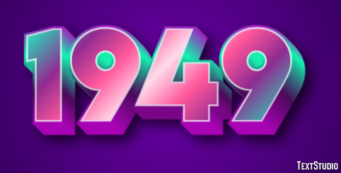1949 Text Effect