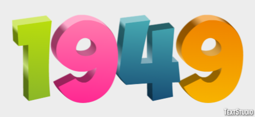 1949 Text Effect
