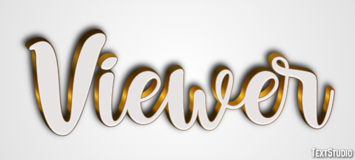 Viewer Text Effect