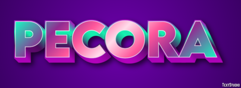 Pecora Effet de texte