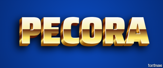 Pecora Effet de texte