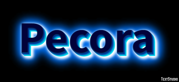 Pecora Text Effect