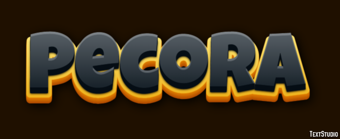 Pecora Effet de texte