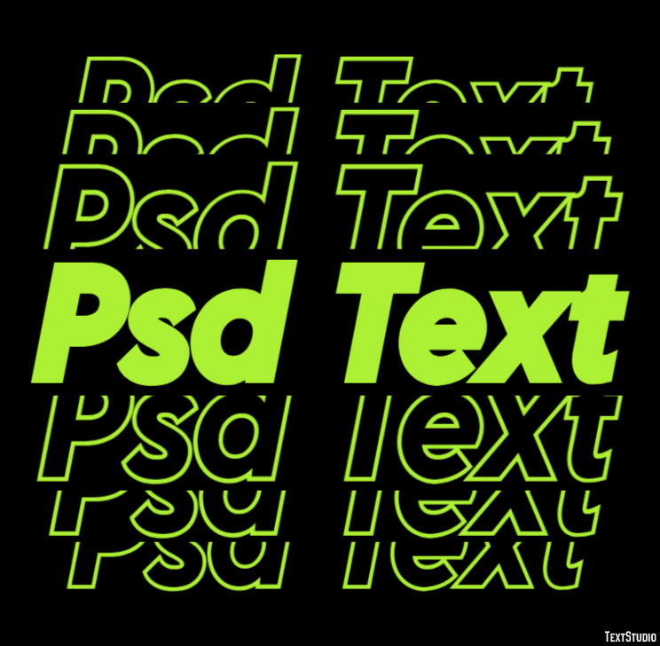 Psd Text Text Effect