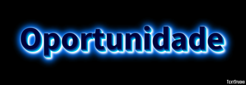 Oportunidade Efeito de texto