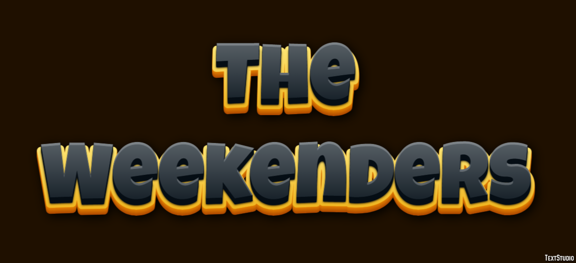 The Weekenders Effetto testo