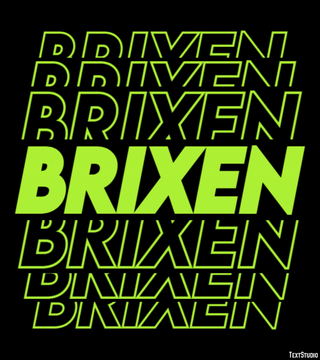 Brixen Эффект текста